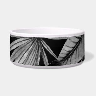 Écuelle Monochrome Tropical, Aquarelle Texture Feuille.