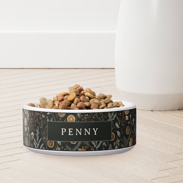 Écuelle Moody Winter Botanical Motif Personnalisé (Créateur téléchargé)