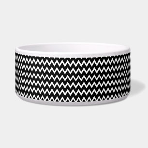 Écuelle Motif Chevron Noir Et Blanc