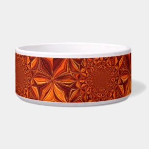 Écuelle Motif d'Art numérique Red Kaleidoscope-28503