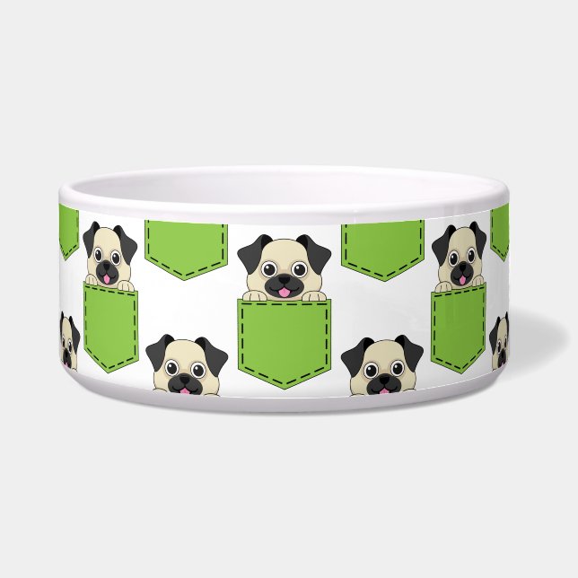 Écuelle Motif de chien de poche (Devant)