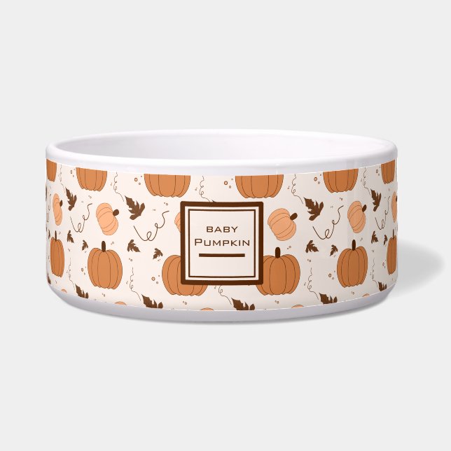 Écuelle Motif de citrouille mignon (Devant)