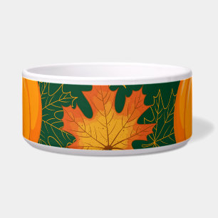 Écuelle Motif de départ d'automne du Citrouille orange