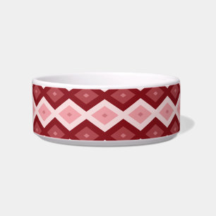 Écuelle Motif de diamants rouges