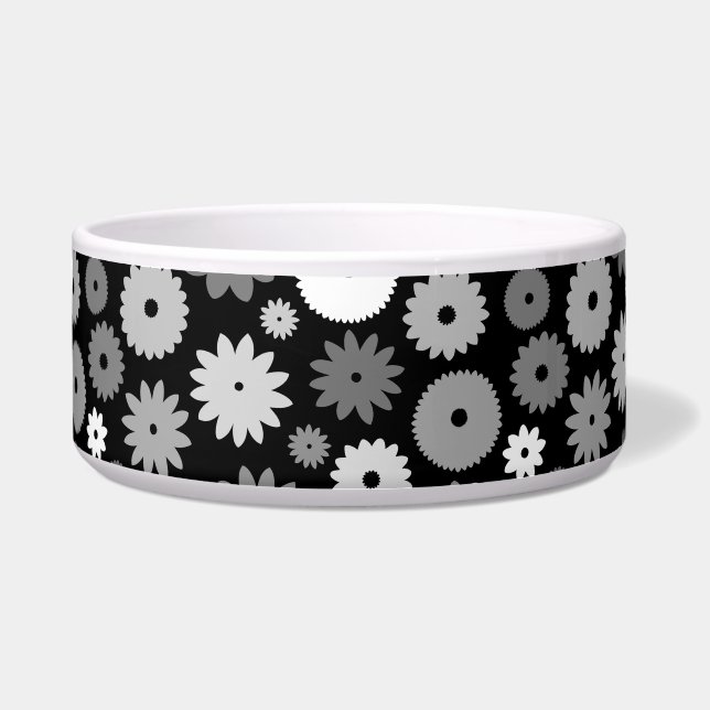 Écuelle Motif de fleurs monochromes (Devant)