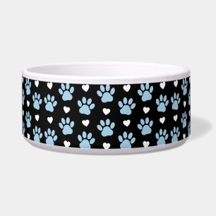 Écuelle Motif de pattes, Pattes de chien, Pattes bleues, C