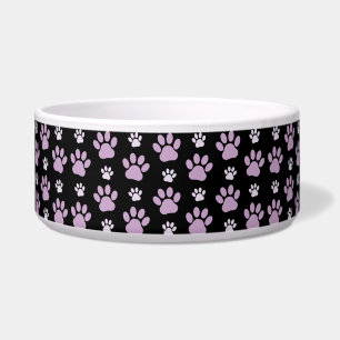 Écuelle Motif de pattes, pattes lilas, pattes de chien, em
