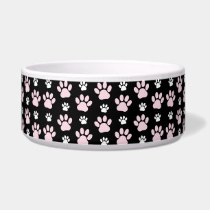 Écuelle Motif de pattes, pattes roses, pattes de chien, pa
