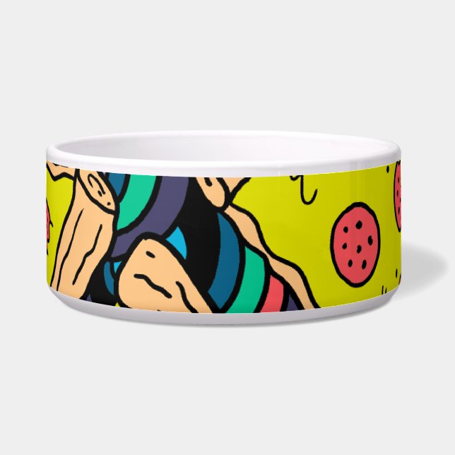 Écuelle Motif de pizza (Devant)
