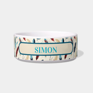 Écuelle Motif de plume de style sud-ouest amérindien