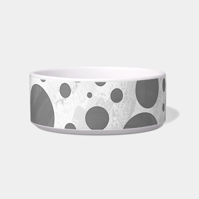 Écuelle Motif de points Polka gris ardoise (Droite)