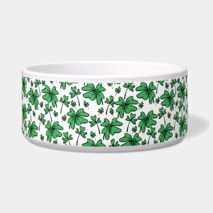 Écuelle Motif de trèfle de shamrocks