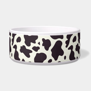 Écuelle Motif de vache noir et blanc Imprimer
