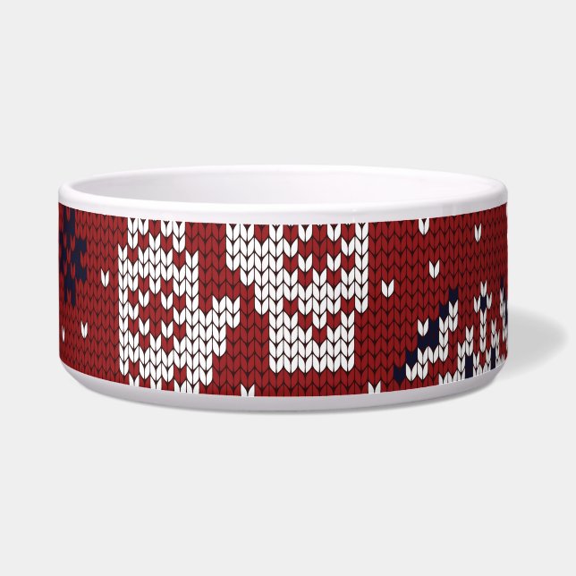Écuelle Motif décoratif de Noël d'hiver (Devant)