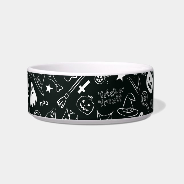 Écuelle Motif d'Halloween 1 (Devant)