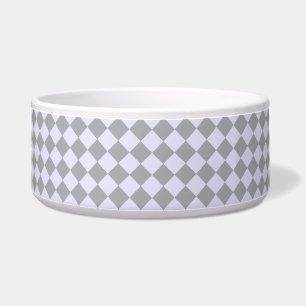 Écuelle Motif diamant en gris et lavande