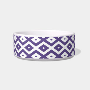 Écuelle Motif diamant ultra violet et blanc