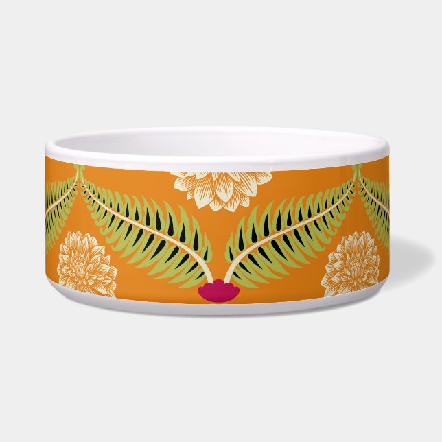 Écuelle Motif d'illustration traditionnel indien. (Devant)