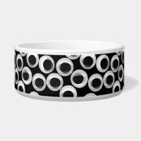Motif d'oeil écarquillé - noir