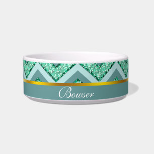 Écuelle Motif Emerald Chevron à facettes