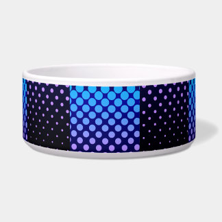 Écuelle Motif en demi-teinte rétro bleu et violet