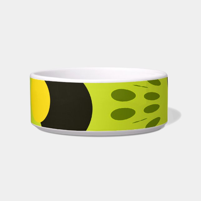 Écuelle Motif géométrique vert et noir de hanche de (Gauche)