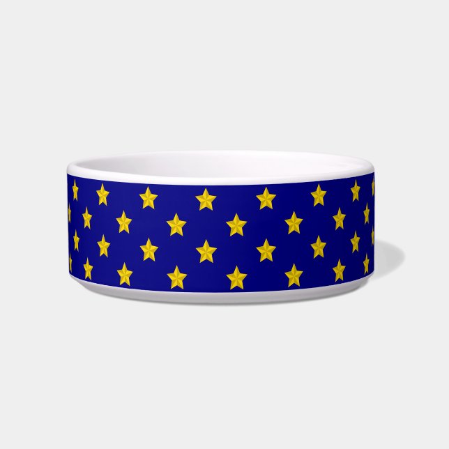 Écuelle Motif Gold Stars, Bleu Marine, Exclusive (Devant)