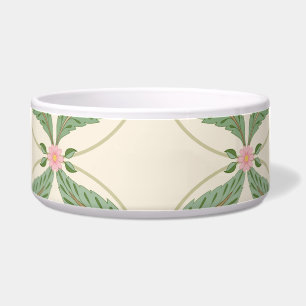 Écuelle Motif Grille Fleurs Feuilles simples