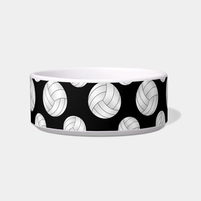 Écuelle Motif noir de volleyballs (Droite)