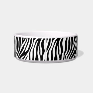 Écuelle Motif noir et blanc de rayures d'impression de
