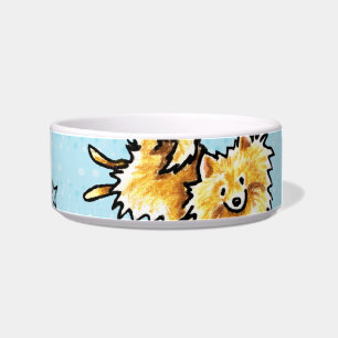 Écuelle Motif Poméranien Bleu Bébé