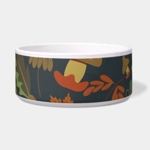 Écuelle Motif sans couture Citrouille et carotte arrière -