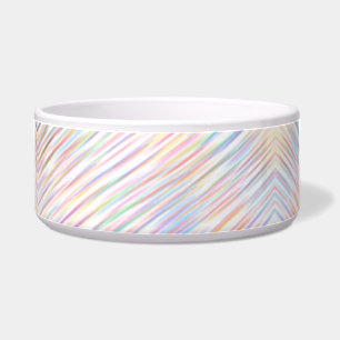 Écuelle Motif simple moderne à bandes arc-en-ciel