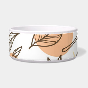 Écuelle Motif tropical d'été dessiné à la main