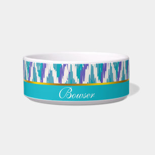 Écuelle motif turquoise et Amethyst iKat ZigZag