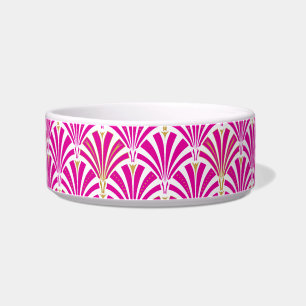 Écuelle Motif ventilateur Art déco - rose fushia