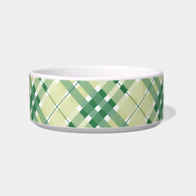 Écuelle Motif vert de plaid (Gauche)