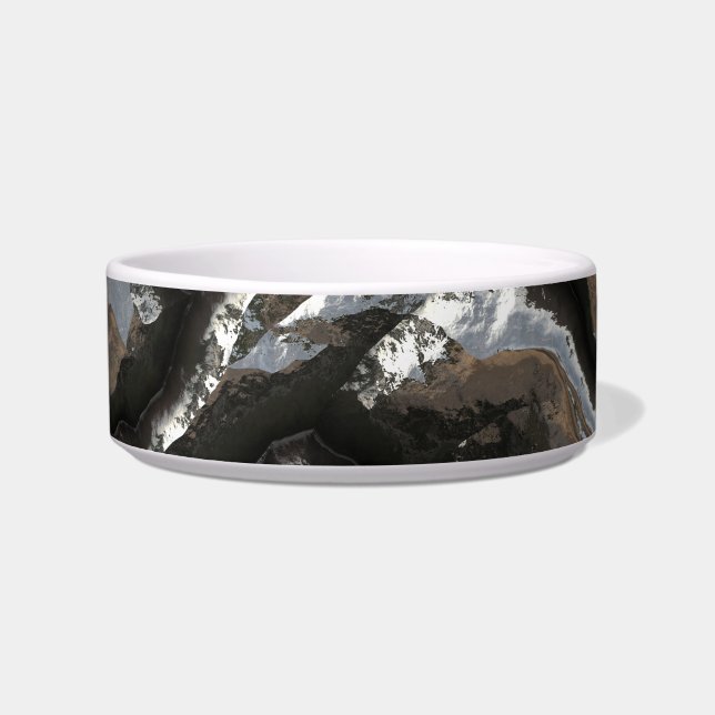 Écuelle Motifs de pierre futuriste 2 pots (Devant)