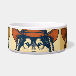 Écuelle "Mush It, Cowboy", Malamute d'Alaska