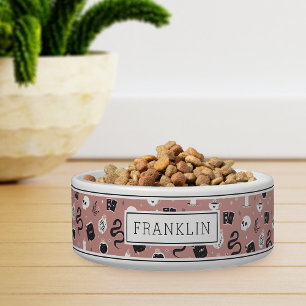 Écuelle Mystic Boho Cristal Crâne et serpent Motif animal