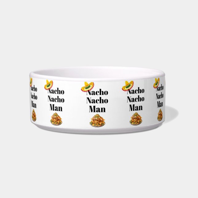 Écuelle Nacho Nacho Man Pet Bowl (Devant)