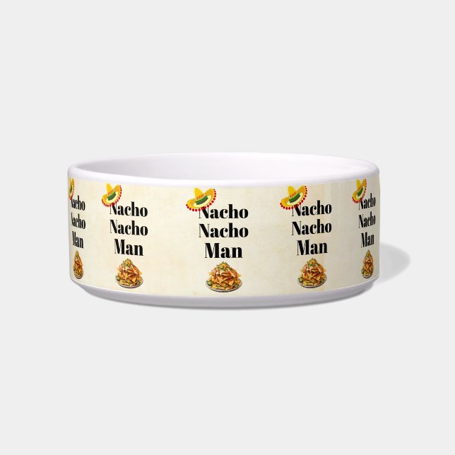Écuelle Nacho Nacho Man Pet Bowl (Devant)