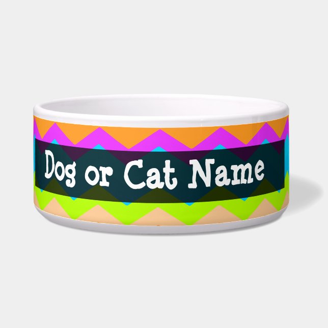 Écuelle Neon Rainbow Zigzag (Gauche)