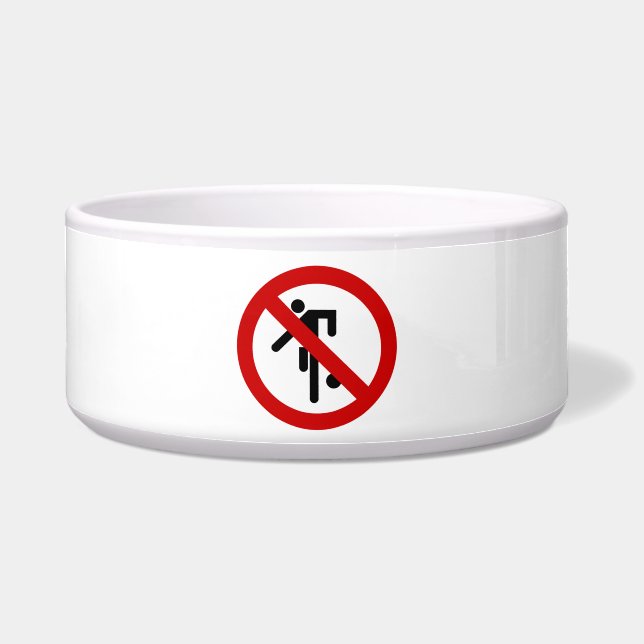 Écuelle NO Ball Games ⚠ Thai Park ⚠ (Devant)