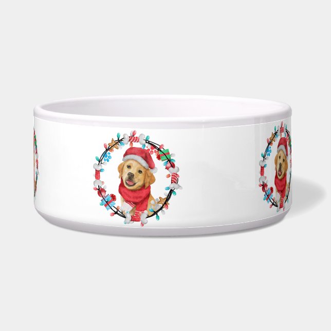 Écuelle Noël de chien (Devant)