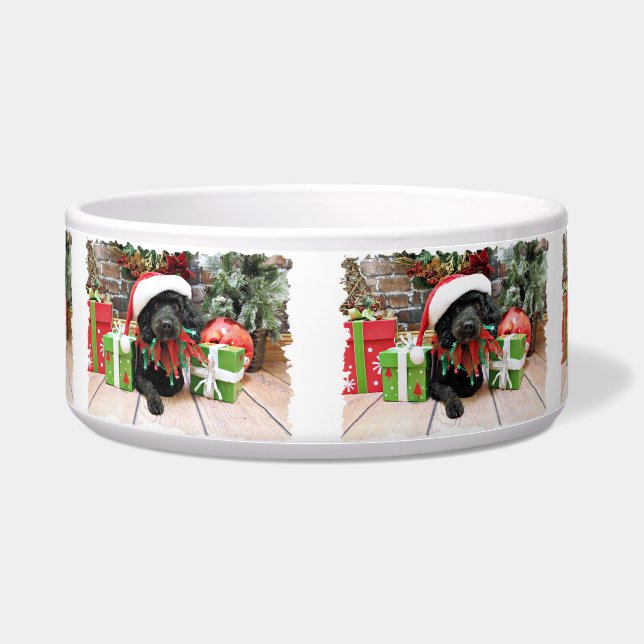 Écuelle Noël - LhasaPoo - ami (Devant)