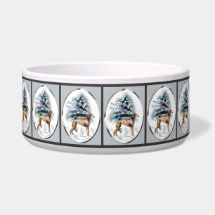 Écuelle Noël saluki