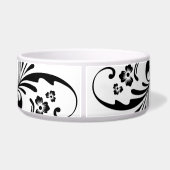 Écuelle Noir et blanc Elegant Damask (Dos)