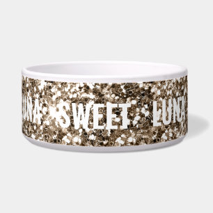 Écuelle Nom de chien Girly Spark Glittery Sweet Luna Anima