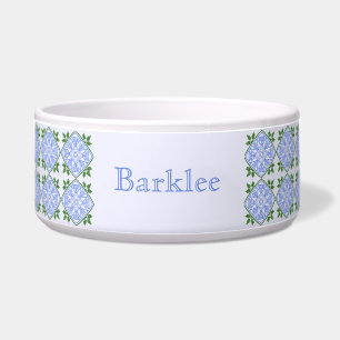Écuelle Nuances de motif floral bleu et vert